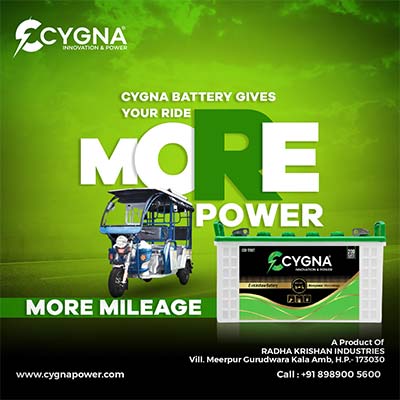 Cygna Battery Manufacturer in India