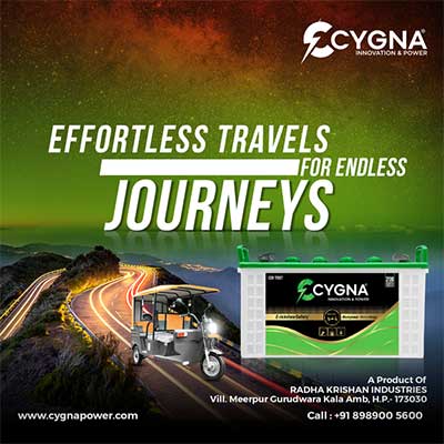 Cygna Battery Manufacturer in India